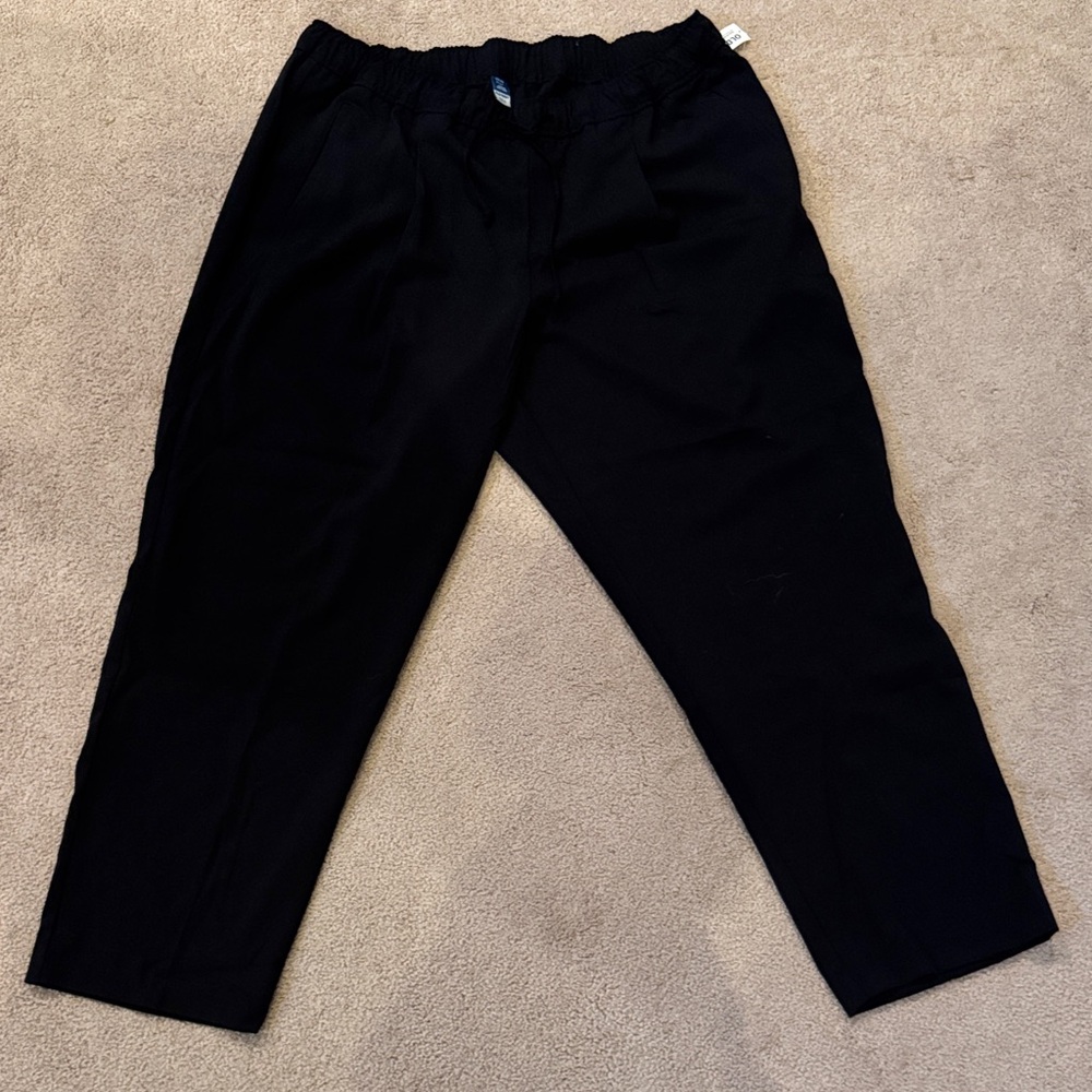 Old Navy Women's Black Billie Drawstring Pants Size XL NWT